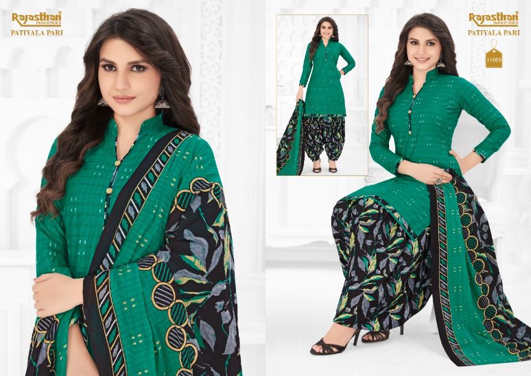 Rajasthan Patiyala Pari 11 Designer Regular Wear Printed Cotton Dress Material